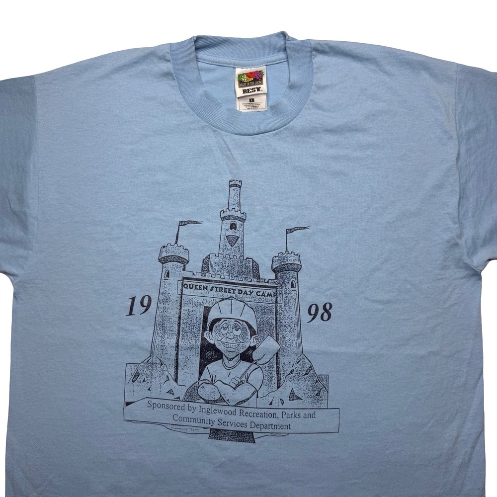 Vintage 90s queen street day camp Inglewood California shirt